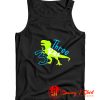 Three Rex Funny Graphic Tank Top