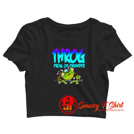 Throg Frog of Thunder Crop Top Shirt