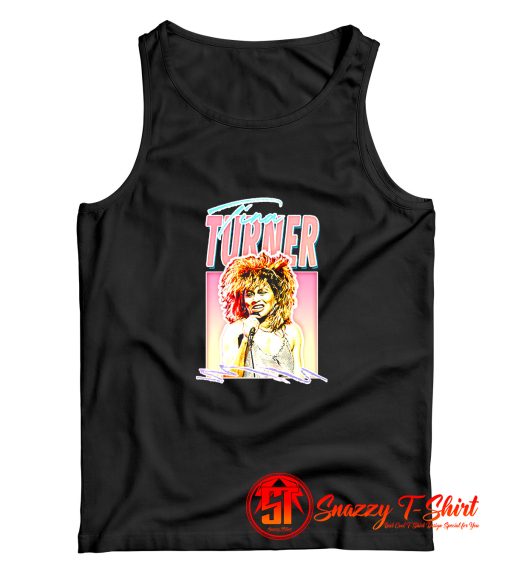 Tina Turner Graphic Art Christmas Tank Top