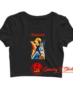 Tina Turner Live Single Concert Crop Top Shirt