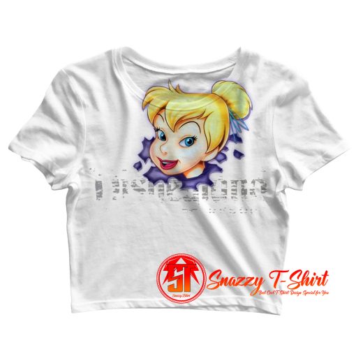 Tinkerbell Disneyland Crop Top Shirt