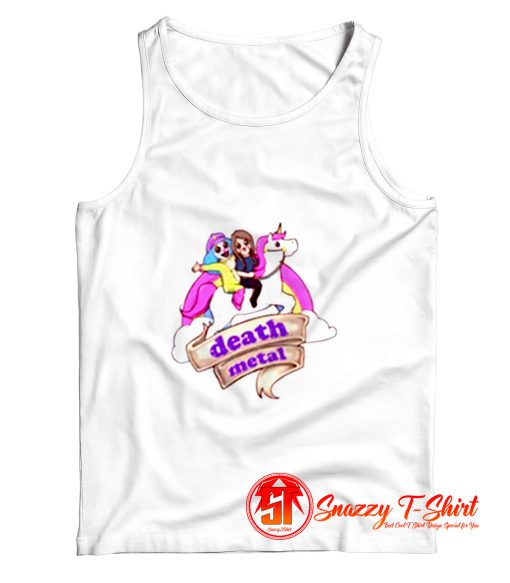 Toki And Dr. Rockzo Riding Unicorn Death Metal Tank Top