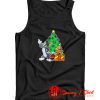 Tom And Jerry Playing Around Christmas Tank Top