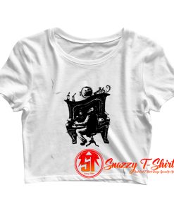 Tom Waits The Piano Has Been Drinking Crop Top Shirt