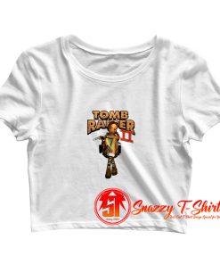 Tomb Raider 2 Lara Croft Retro Gaming Crop Top Shirt