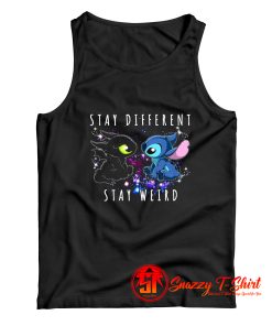 Toothless And Stitch Stay Different Stay Weird Tank Top