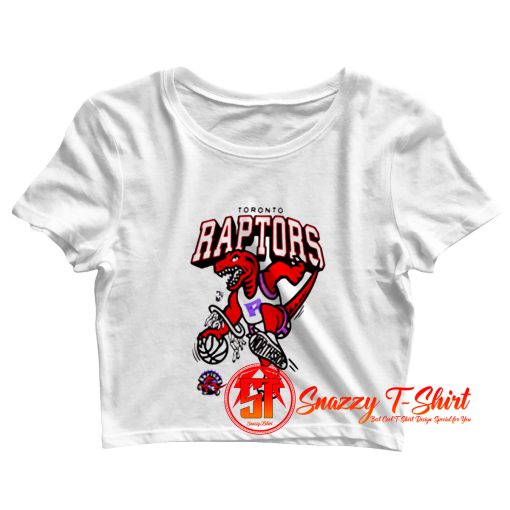 Toronto Mitchell Ness Raptors Crop Top Shirt