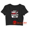 Track And Field Sport Coach Crop Top Shirt