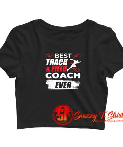 Track And Field Sport Coach Crop Top Shirt