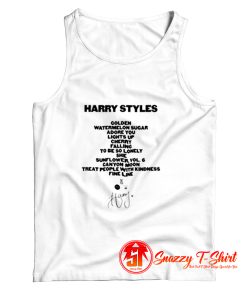 Track List Tank Top