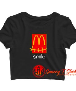 Travis Scott Mcdonalds Smile Crop Top Shirt