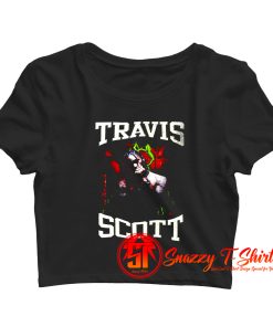 Travis Scott Vintage 90s Hip Hop Rap Crop Top Shirt