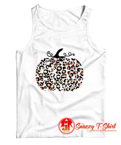 Trendy Leopard Pumpkin Tank Top