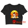 Trick Or Treat Shih Tzu Witch Crop Top Shirt