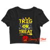 Trig Or Treat Crop Top Shirt