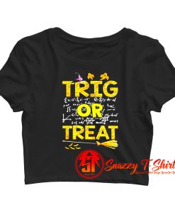 Trig Or Treat Crop Top Shirt