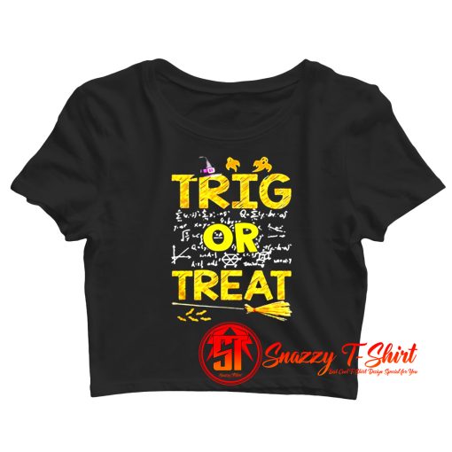 Trig Or Treat Crop Top Shirt