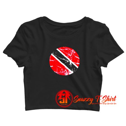 Trinidad Retro Logo Crop Top Shirt