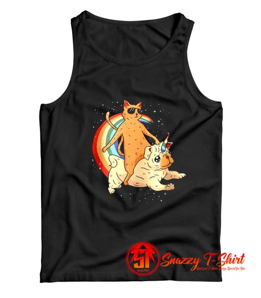 Trippy Space Cat Tank Top