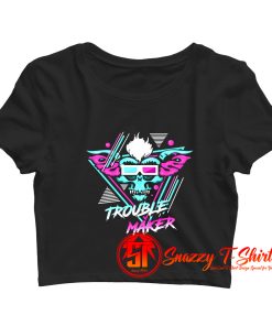 Trouble Maker Retro Gremlins Monster Crop Top Shirt