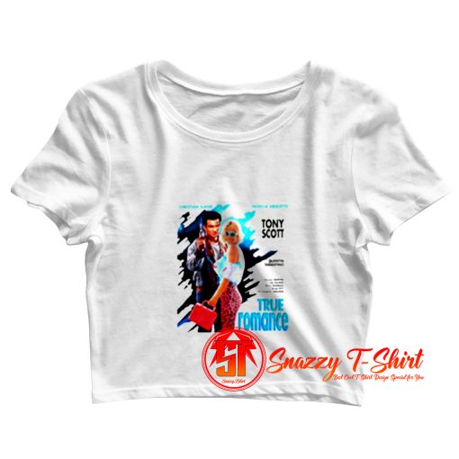 True Romance 1993 Vintage Movie Crop Top Shirt