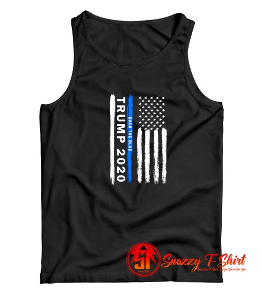 Trump Back The Blue Tank Top