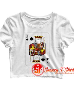 Trump Card Crop Top Shirt