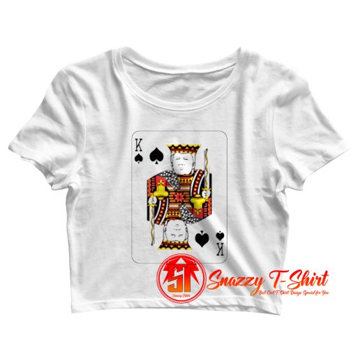 Trump Card Crop Top Shirt