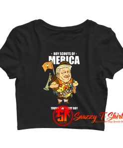 Trump The Scout Boy Crop Top Shirt