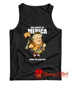 Trump The Scout Boy Tank Top