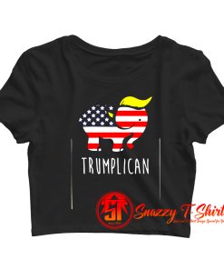 Trumplican Donald Trump 2016 Crop Top Shirt