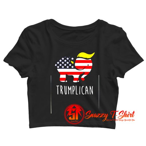 Trumplican Donald Trump 2016 Crop Top Shirt