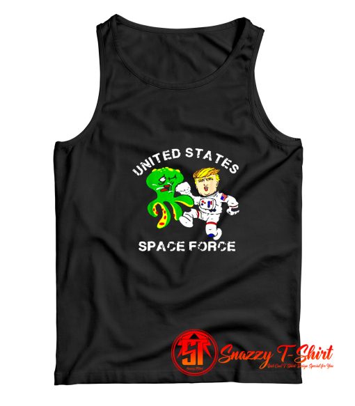 Trumps Kickin Alien Space Force Tank Top