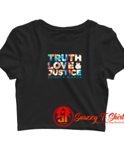 Truth Love Justice WW 1984 Crop Top Shirt