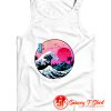 Tsunami Synthwave Vapor Wave Japan Japanese 80s Electronic Tank Top