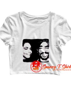 Tupac And Aaliyah Crop Top Shirt