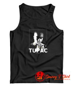 Tupac In Memoriam Portrait 1971 1996 Tank Top