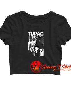 Tupac Rapper Crop Top Shirt