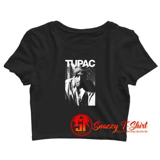 Tupac Rapper Crop Top Shirt