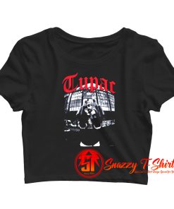 Tupac Shakur Birds Middle Finger Crop Top Shirt