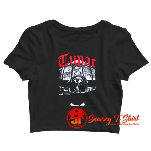 Tupac Shakur Birds Middle Finger Crop Top Shirt