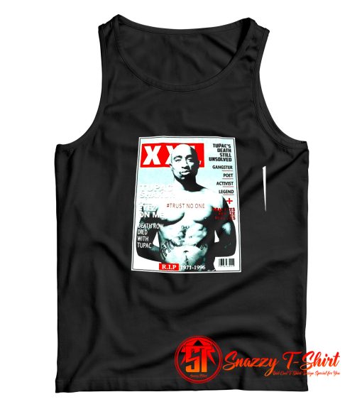 Tupac Shakur RIP Poster Tank Top