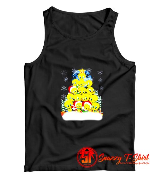 Tweety Christmas tree Xmas Tank Top