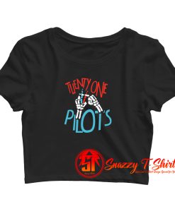 Twenty ONe Pilots Skeleton Crop Top Shirt