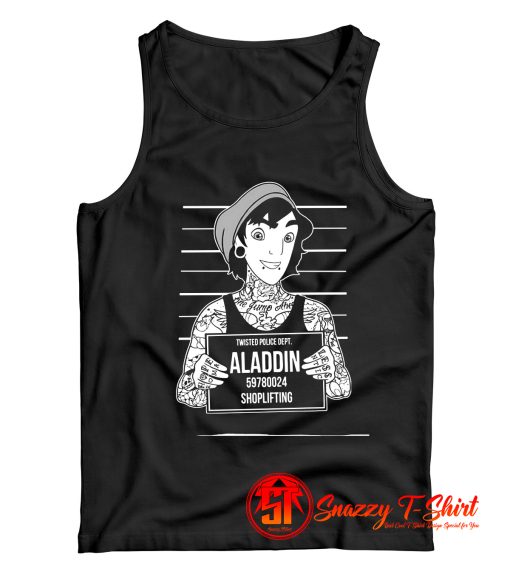 Twisted Punk Disney Aladdin Mugshot Tank Top