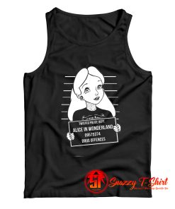 Twisted Punk Disney Alice In Wonderland Mugshot Tank Top