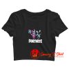 Two Bunny Fortnite Game Bunny Cute Players Crop Top Shirt