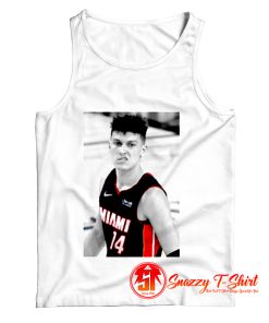 Tyler Herro Snarl Lip Raise Miami Heat NBA Finals Tank Top