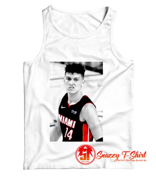 Tyler Herro Snarl Lip Raise Miami Heat NBA Finals Tank Top