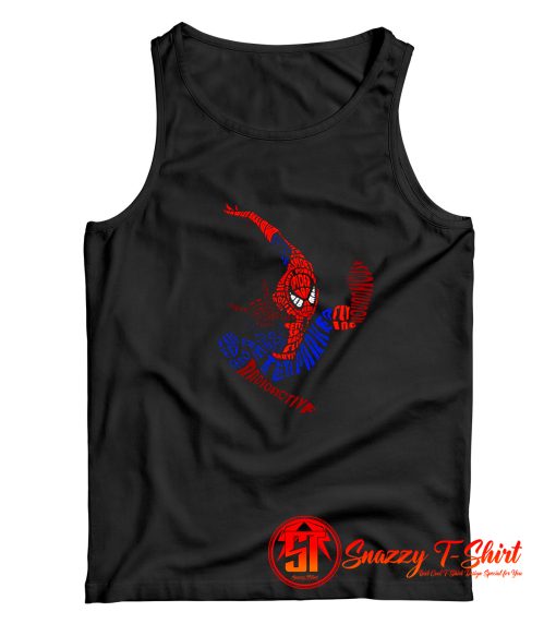 Typeface Spidey Tank Top